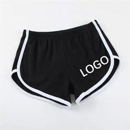 Pantalones cortos deportivos de verano personalizados para mujer Casual playa Sexy cintura elástica Harajuku ropa de mujer pantalones de moda 220704
