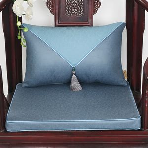 Coussins de siège chinois en tissu, technologie personnalisée, uni, antidérapants, pour chaise, haut de gamme, décoratif pour la maison, le bureau, le canapé et le fauteuil