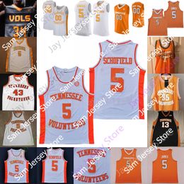 Maillot de basket-ball personnalisé des volontaires du Tennessee, NCAA College Tyreke Key Zakai Zeigler Santiago Vescovi James Phillips Nkamhoua Mashack Edwards Aidoo Plavsic