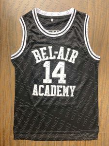 custom The Fresh Prince Of Bel Air Academy Jersey Will Smith Black Stitched Personaliseer elk nummer naam MANNEN DAMES JEUGD XS-5XL