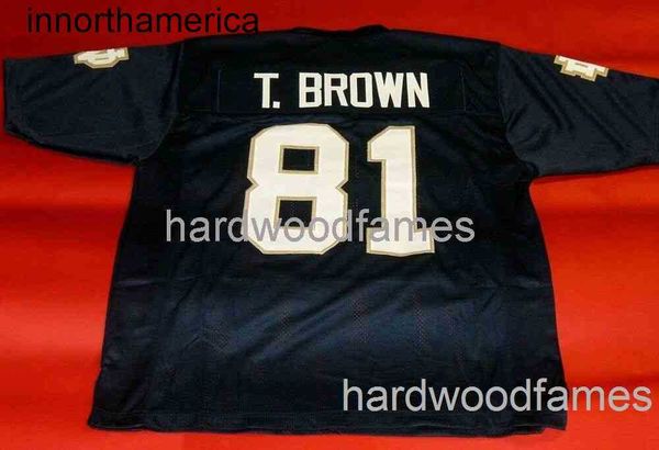 benutzerdefiniertes TIM BROWN #81 JERSEY genäht, fügen Sie eine beliebige Namensnummer hinzu Männer Frauen Jugend Größe XS-5XL 6XL