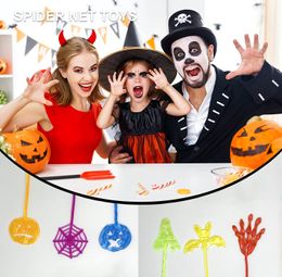 Custom toy Sticky Ceil Ball 100 pièces drôle jouet paume élastique collant Squishy Slap Palm jouet enfants nouveauté jeux jouets télescopiques Halloween décor décompression squeeze jouet