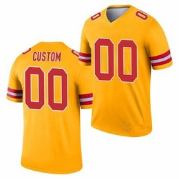 Custom Travis Kelce Patrick Mahomes Football Jersey Chris Jones James Harrison Butker Jersey de fútbol para amantes del deporte Custom