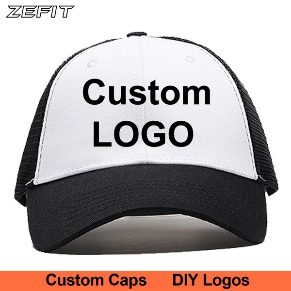 Gorra de tenis de golf snapback con diseño de logotipo OEM de tamaño personalizado, visera para el sol, sombreros de moda con malla trasera, gorra de camionero de béisbol