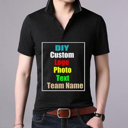 Aangepaste TSHit Team Home Tekst P O Picture Printing Men Rapel Casual T -shirt 220621