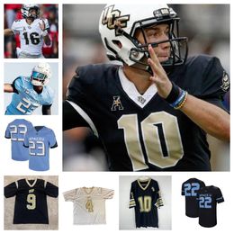 Jersey personalizado de fútbol UCF Knights cosido 10 John Rhys Plumlee cualquier nombre cualquier número Hombres Mujeres Jóvenes todos agitados 3 T.Morris-Brash 1 Javon Baker 3 Xavier Townsend