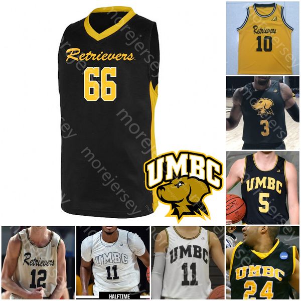 Maillot de basket personnalisé Umbc Retrievers Ncaa College Kennedy Nathan Johnson Daniel Akin Jack Schwietz R.j. Eytle-rock Thompson Owens