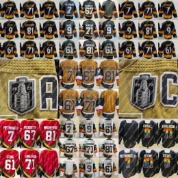 CUSTOM Vegas''Golden''Knights''2023 Patch final de la Coupe Stanley Jack Eichel Jersey Alex Pietrangelo William Karlsson Mark Stone Jonathan Marches