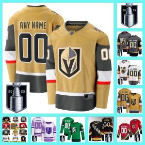 Custom Vegas''golden''knights'''2023 Stanley Cup Jerseys Hockey personnalisé Nhljjj Jack Eichel Mark Stone William Karlsson Alex Pietrangelo Jonat