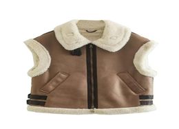 AANGEPASTE vesten Mouwloze meisjes Leuk vest Winterdonsvesten Atletische buitenkleding8100117