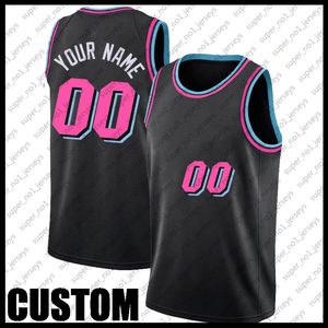 Maillot personnalisé de l'équipe de basket-ball Vice Orlando Miami, sweat-shirt avec nom et numéro cousu, taille S-XXL, XV561M