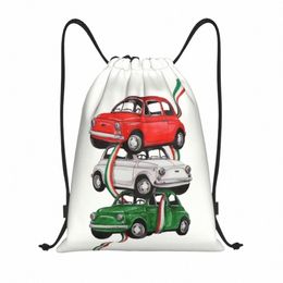 Bolsas de dibujo de automóvil de italia vintage personalizada