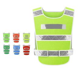 Chaleco de red de pesca de seguridad de advertencia personalizado, chaqueta reflectante, ingeniería de tráfico, construcción, seguridad, resaltado, ropa protectora visible