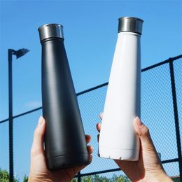 Bouteille thermos à eau personnalisée pour flacon extérieur isolé sous vide en acier inoxydable Sport Shaker Cup Drinkware 220706