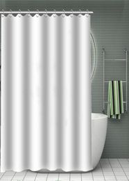 Rideaux de douche imperméables personnalisés avec crochets C, impression numérique complète, rideaux de salle de bains en Polyester, tapis 180x18016515090cm, maison 8252454