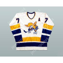 Personnalisé WAYNE CONNELLY MINNESOTA FIGHTING SAINTS WHA HOCKEY JERSEY NOUVEAU Top Cousu S-M-L-XL-XXL-3XL-4XL-5XL-6XL