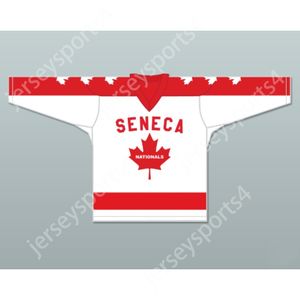 Personnalisé WAYNE GRETZKY 9 SENECA NATIONALS HOCKEY JERSEY METRO JUNIOR B HOCKEY LEAGUE NOUVEAU Top Cousu S-M-L-XL-XXL-3XL-4XL-5XL-6XL