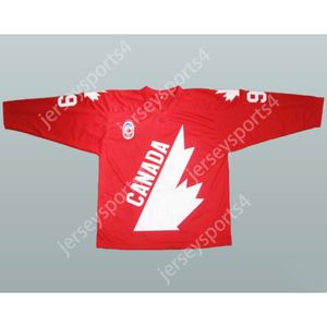 Aangepaste WAYNE GRETZKY 99 CANADA CUP HOCKEY JERSEY NIEUWE Top gestikt S-M-L-XL-XXL-3XL-4XL-5XL-6XL