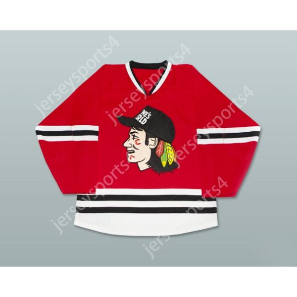 Personnalisé WAYNE'S WORLD WAYNE CAMPBELL 22 JERSEY DE HOCKEY NOUVEAU Top cousu S-M-L-XL-XXL-3XL-4XL-5XL-6XL