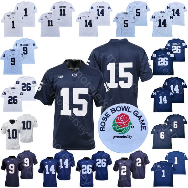 PSU Penn State Football Jersey NCAA College Drew Allar Nicholas Singleton Saquon Barkley Lambert-Smith Abdul Carter McSorley Dixon Allen Paterno KJ Hamler Parsons