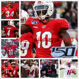 Personalizado Western Kentucky Football Jersey Hilltoppers WKU College 7 Jahcour Pearson 34 Juwuan Jones 2 Jacquez Sloan