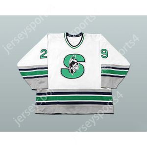 White personnalisé 29 Scott Humeniuk Springfield Indiens Hockey Jersey Nouveau Top Ed S-M-L-XL-XXL-3XL-4XL-5XL-6XL