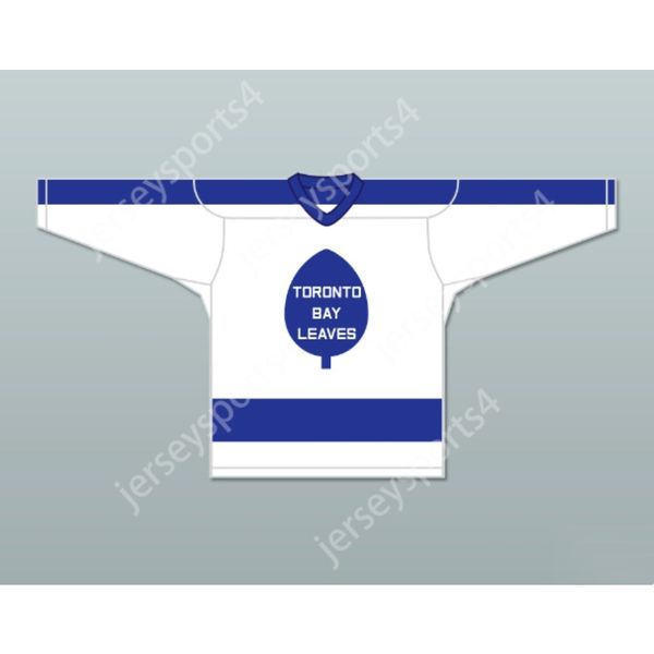 Maillot de hockey personnalisé blanc BILLY STEMHOVILICHSKI 27 TORONTO BAY LEAVES, nouveau haut cousu S-M-L-XL-XXL-3XL-4XL-5XL-6XL