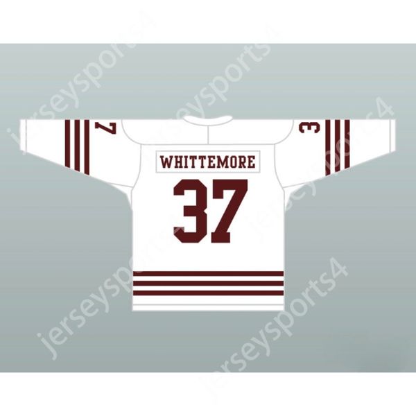 Personnalisé BLANC JACKSON WHITTEMORE BLANC 37 BEACON HILLS CYCLONES HOCKEY JERSEY TEEN WOLF SÉRIE TV Top Cousu S-M-L-XL-XXL-3XL-4XL-5XL-6XL