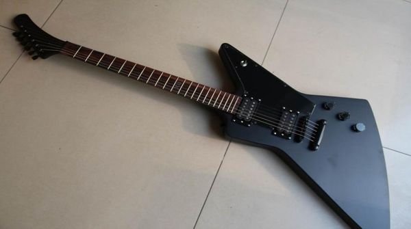 Guitare électrique entièrement entière personnalisée XII Modèle de qualité professionnelle Matte noir 1201174963134
