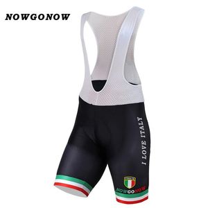 Personnalisé hommes entiers cyclisme cuissard à bretelles vêtements 2017 italien national noir vêtements de vélo amour italie route montagne équitation NOWGONOW ge292c