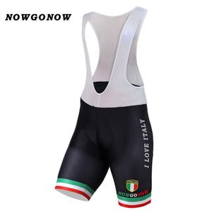 Personnalisé hommes entiers cyclisme cuissard à bretelles vêtements 2017 italien national noir vêtements de vélo amour italie route montagne équitation NOWGONOW ge260R