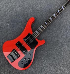 Custom Whole Red 4003 Bass Guitar Guitar Black Rosewood Forgard Picks and matériel Electric Bass Fournir une personnalisation 2625730