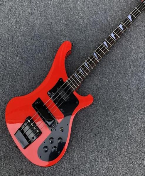 Custom Whole Red 4String 4003 Bass Bass Black Rosewood Picks y Hardware Electric Bass proporciona personalización358943333