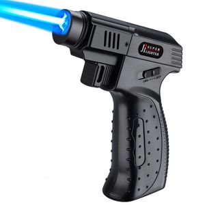 Modèle de pistolet créatif en gros personnalisé Torche plus légère à la flamme de flamme de jet de cigare à trace de vent, fumage butane rechargeable de fumage sans gaz plus léger