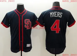 Custom wil Myers Baseball Jerseys cousé Personnalisez tout nom de nom de maillot masculin Femmes Youth XS-5XL