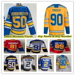 Maillots de hockey sur mesure pour femmes St. ''blues''vladimir Tarasenko Brayden Schenn Justin Faulk Niko Mikkola Robert Thomas Kyrou Ryan O'reilly 5390 8017