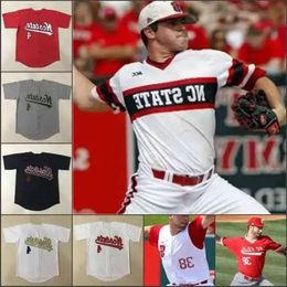 Custom Xflsp NC State Wolfpack NCAA College Baseball Maillots cousus N'importe quel nom N'importe quel numéro 4 Dennis Smith Jr Tous les maillots brodés cousus High AA