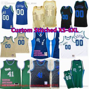 Custom Xs-6xl Throwback 1998-99 Basketball 41 Dirkinitzki Jersey 13 Stevenash Jasonkidd Jasonterry Rolandoblackman Braddavis Derekharper Jerseys