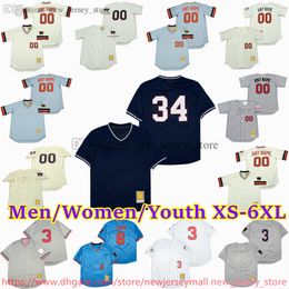 Jersey de béisbol de película XS-6XL personalizado