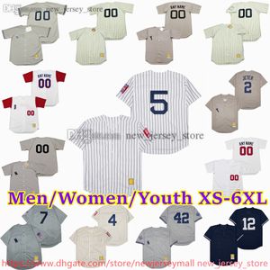 Jersey de béisbol de retroceso XS-6XL personalizado 15 Thurman Munson 23 Don Mattingly Lou Gehrig Chase Headley Ron Blomberg Roger Maris Joe DiMaggio Yogi Berra Jerseys