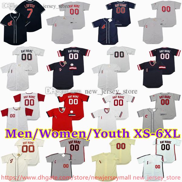 Custom Xs-6xl Movie Throwback Baseball Jersey 21 Rocky Colavito 19 Bob Feller Omar Vizquet Jim Thome Kenny Lofton Roger Dorn Francisco Lindor Lou Boudreau Jerseys