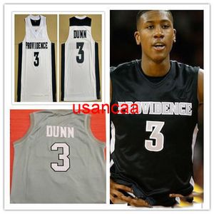 Custom XXS-6XL Custom Made #3 Kris Dunn Providence Friars College Man Women Youth Basketball Jerseys Elk naamnummer