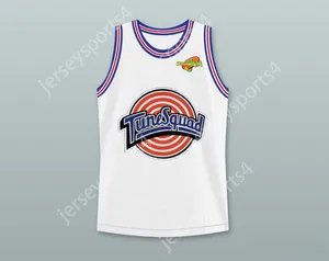 Aangepaste jeugdkids Pepe Le Pew 69 Tune Squad Basketball Jersey met Space Jam Patch Stitched S-6XL