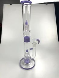 Maatwerk honingraat waterpijp waterpijpen Borosilicaatglas waterpijp Gravity Hookah Elf Bardab rig ash catche Gratis koehoornkom in dezelfde kleur