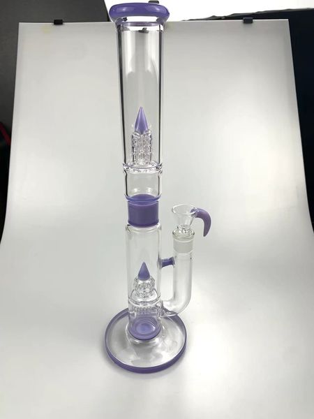 Personalización de panal bong cachimbas Bong de vidrio de borosilicato Gravity Hookah Elf Bardab rig ceniza catche Cuenco de cuerno de vaca de cortesía en el mismo color