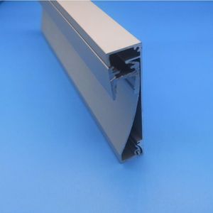 Lichte bar behuizing 2m / pcs titanium gouden anti corrosie aluminium plint board bisning profielen