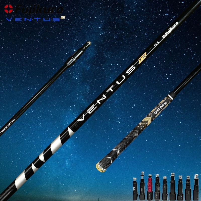 novo eixo de golfe personalizável - Fujikura TR-5/6/7 preto, eixos de taco - ponta 0,335 - opções S, R, X Flex - punho de manga de montagem grátis