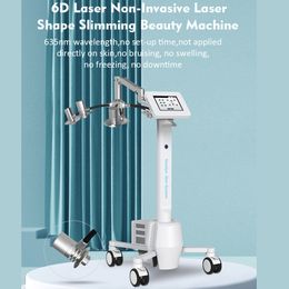 Aanpasbare niet-invasieve lipolaser machine vorm afslanken apparatuur 6D Zerona laser 532nm 635nm schoonheid machine koude lipo lichaamsculptuur