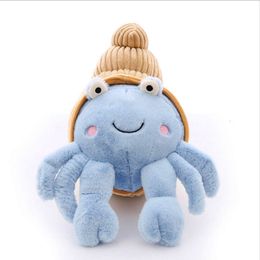 Personnalisable Soft Big Eyes Farmed Animal adorable ermite crabe en peluche Poll de personnalisation jouet en peluche