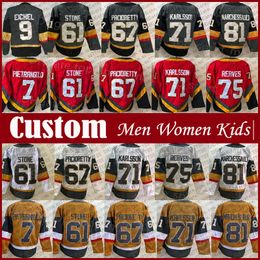 Aanpasbare Vegas Golden Knights Hockey Jerseys - Kies je favoriete speler beschikbaar voor mannen vrouwen en kinderen